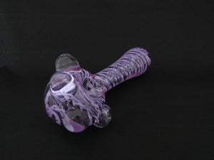 Clear/Lilac DNA tech Spoon Pipe
