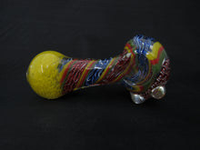 Load image into Gallery viewer, Ditzy Rasta Spoon Pipe