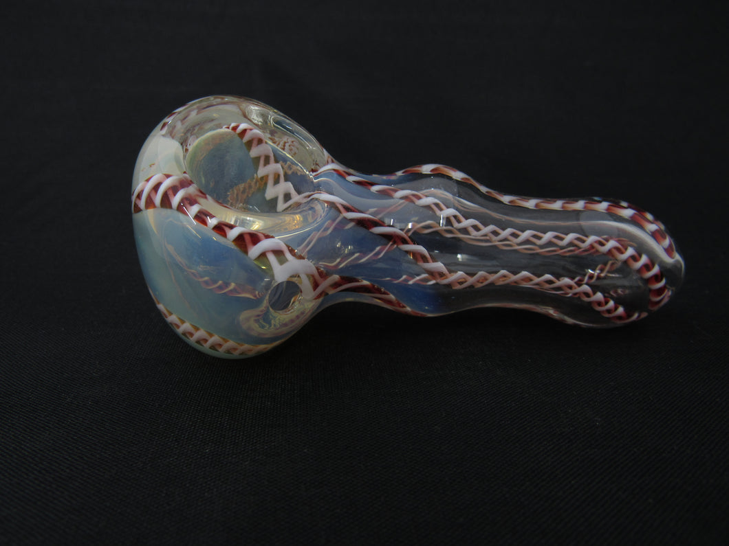 Fume & Candy Cane Spoon Pipe