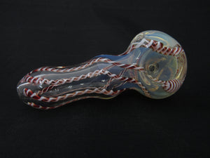 Fume & Candy Cane Spoon Pipe