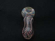 Load image into Gallery viewer, Fume &amp; Candy Cane Spoon Pipe