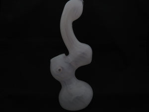White Frosted Bubbler