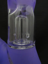 Load image into Gallery viewer, Matte purple mini bubbler with single perk. 7.4 oz 8 in