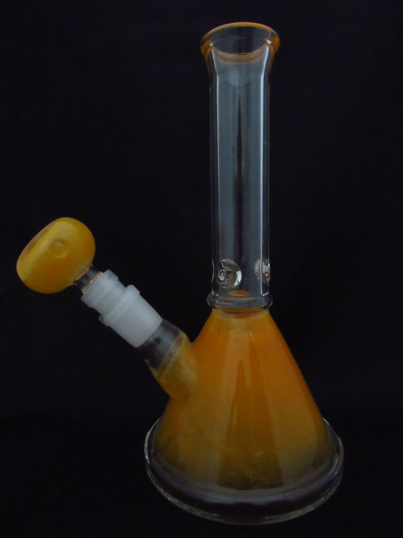 Orange Beaker Bong