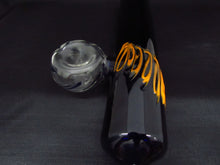 Load image into Gallery viewer, Black and orange steam roller style side bowl