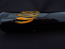 Load image into Gallery viewer, Black and orange steam roller style side bowl