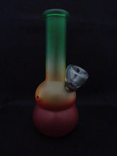 Load image into Gallery viewer, 5in matte  rainbow mini bong with carb