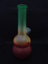 Load image into Gallery viewer, 5in matte  rainbow mini bong with carb
