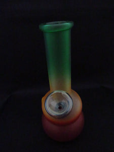 5in matte  rainbow mini bong with carb