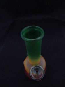 5in matte  rainbow mini bong with carb