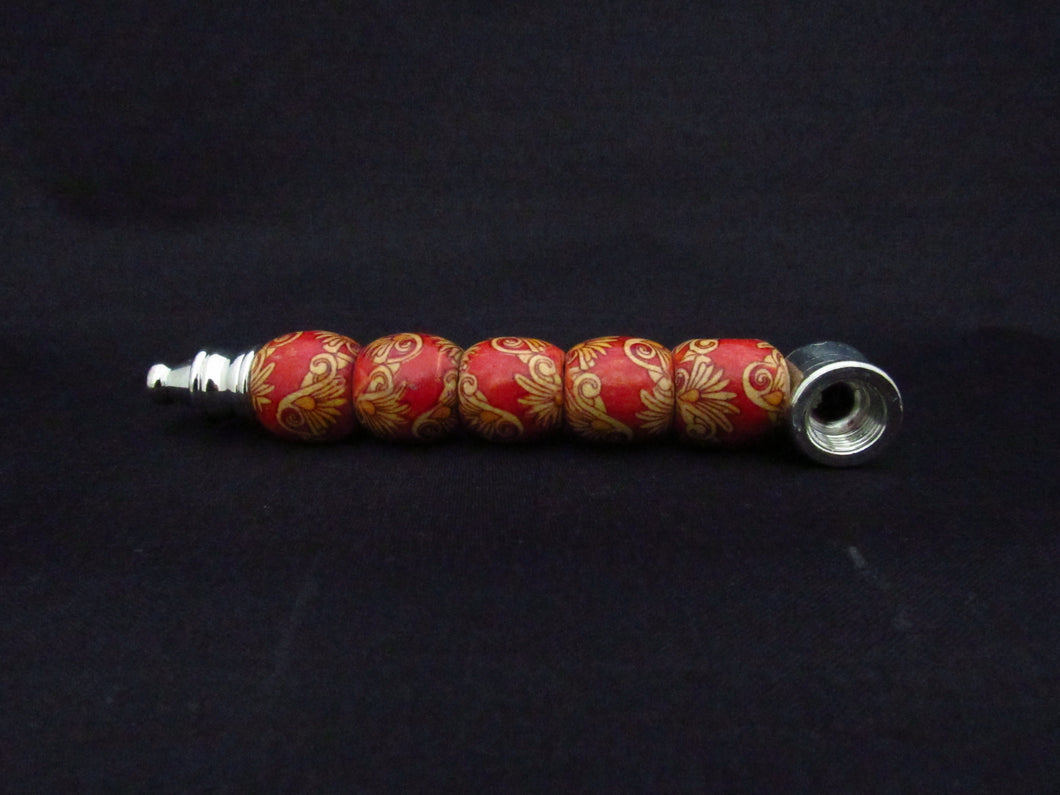 Red Vintage Metal Pipe