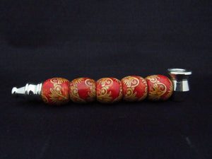 Red Vintage Metal Pipe