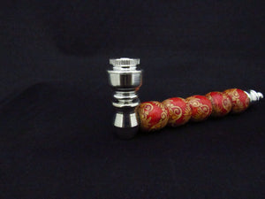 Red Vintage Metal Pipe