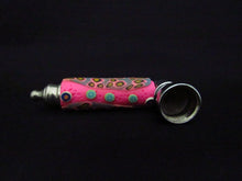 Load image into Gallery viewer, 259 green sparkle pipe &amp; pink one
